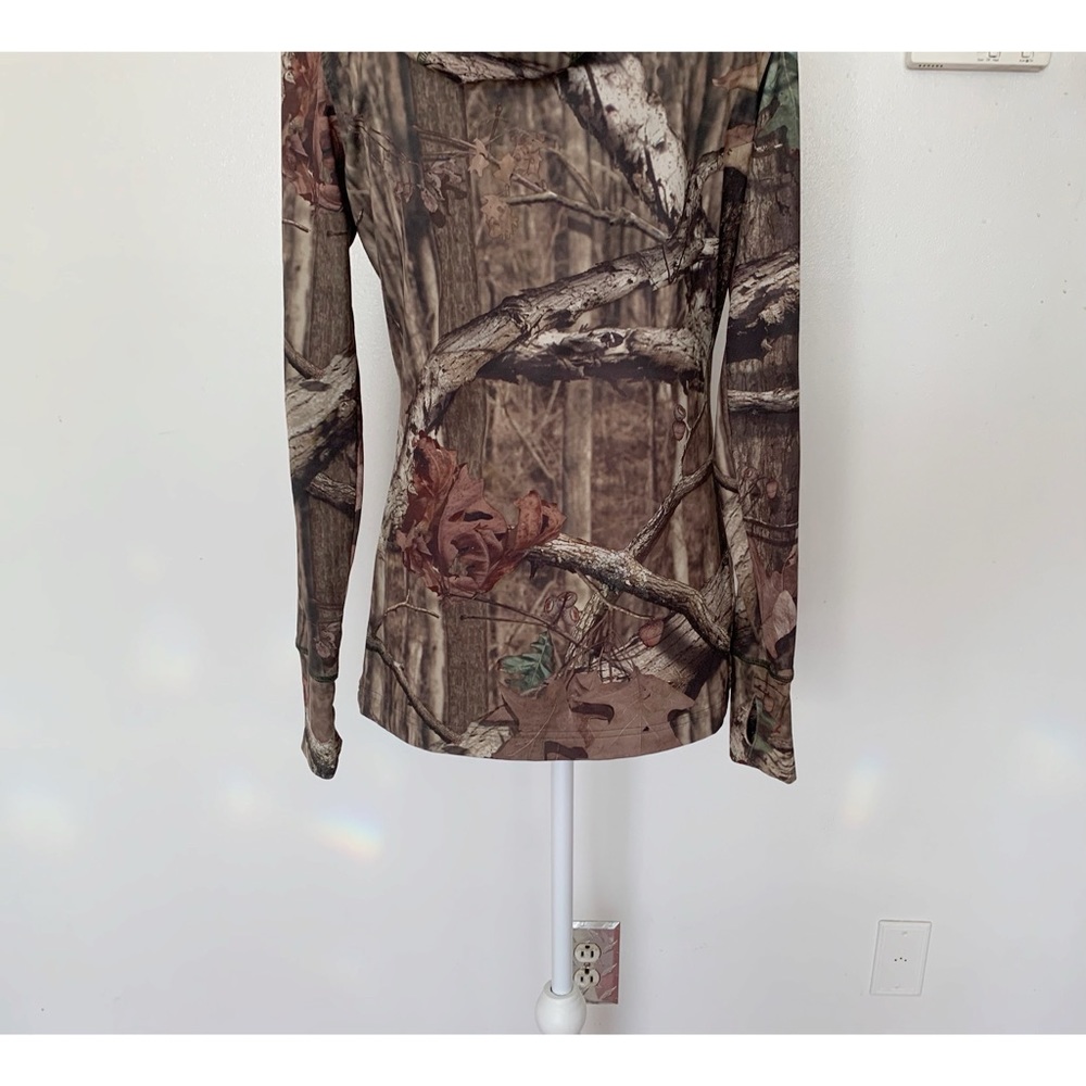 Under Armour Mossy Oak Camo Pullover Hoodie Size Medium - Picture 7 of 11